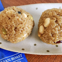 Japanese Coffee Infused Rice Balls | 24 Recipes for Coffee Month 2024