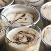 Vanilla Panna Cotta with Espresso Swirl | 24 Recipes for Coffee Month 2024